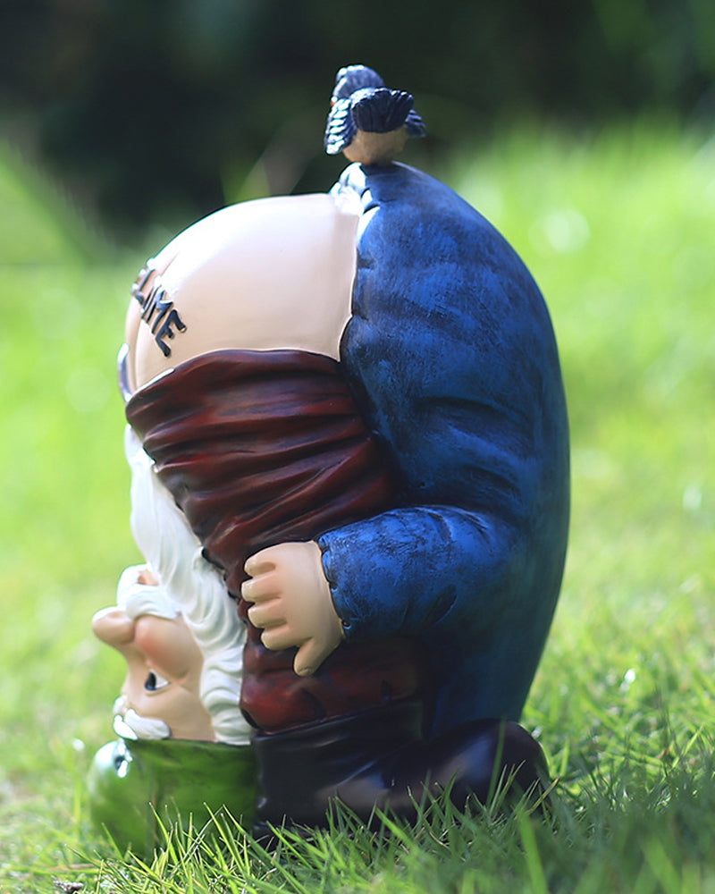 Acrobatic Greeter Gnomes | Funny Handstand Welcome Sign