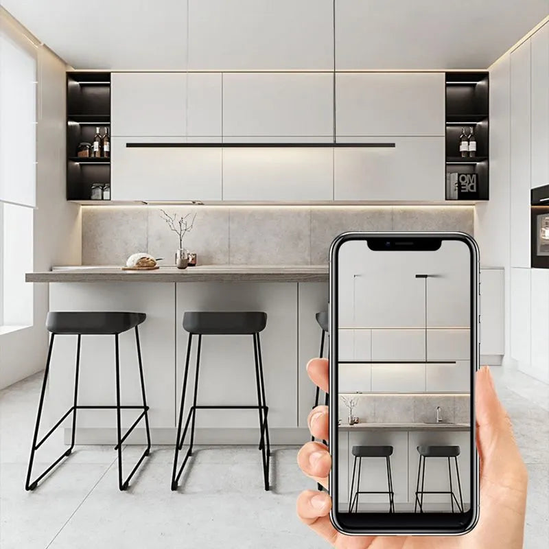 Ardine | Minimalist Linear Metal Pendant Light