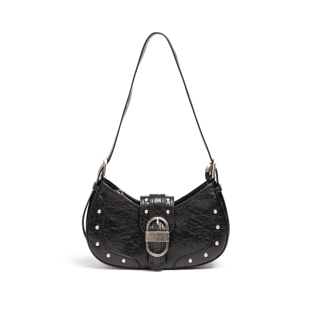 Arietta | Studded Saddle Crossbody Bag