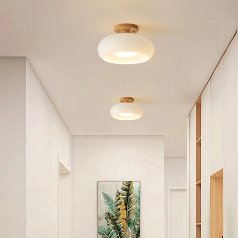 Arwyn | Wooden Flush Mount Ceiling Light