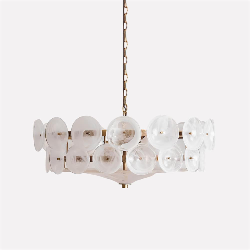 Aurelio | Amber Glass Chandelier