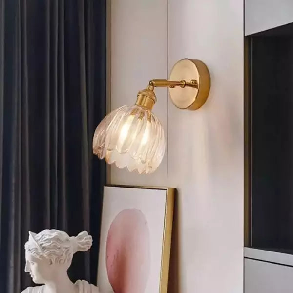 Bloomera | Retro Glass Tulip Wall Light Fixture