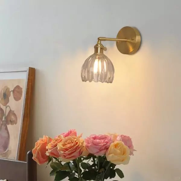 Bloomera | Retro Glass Tulip Wall Light Fixture