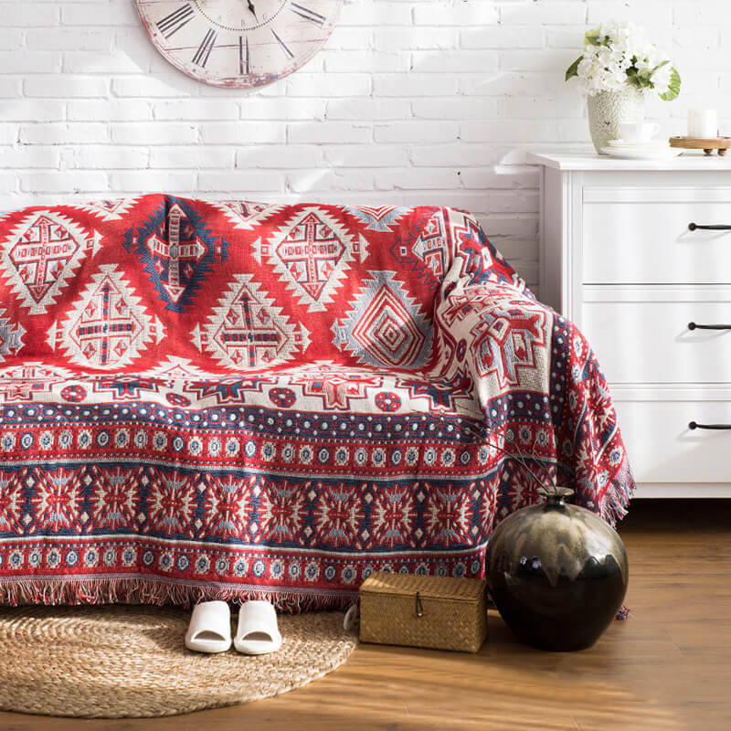 Bohema | Knitted Bohemian Sofa Throw Blanket