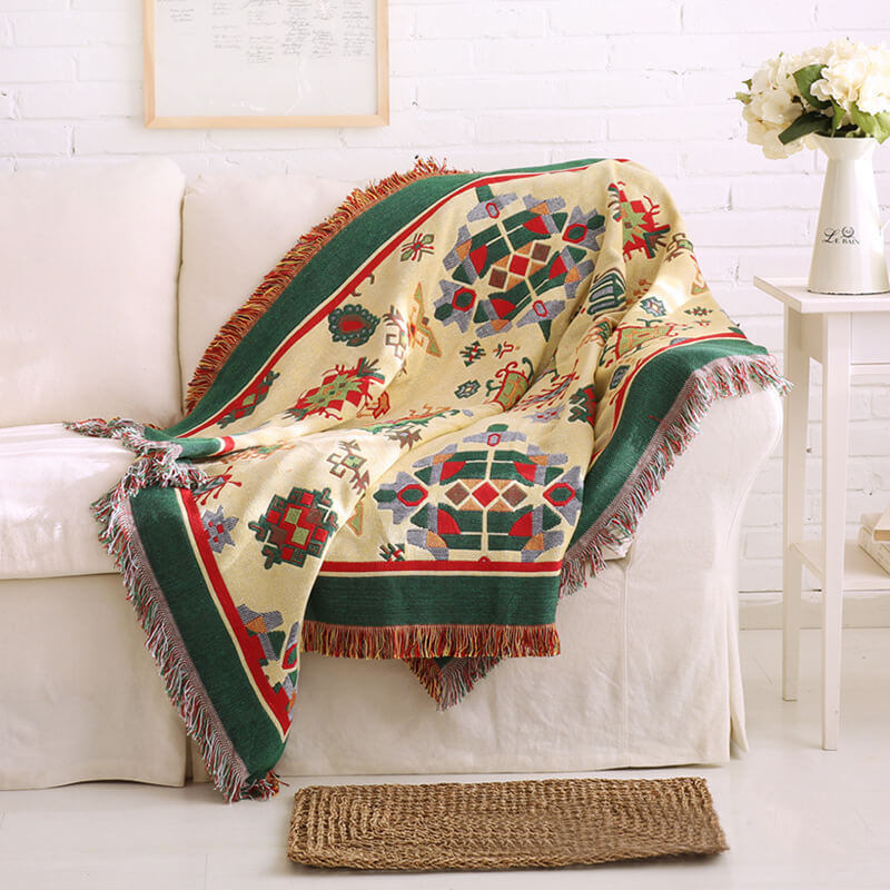 Bohema | Knitted Bohemian Sofa Throw Blanket