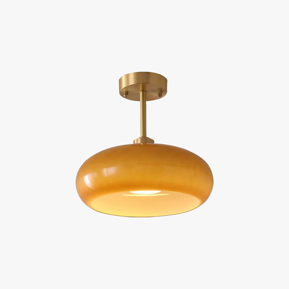 Charlisse | Glass Flush Mount Ceiling Light