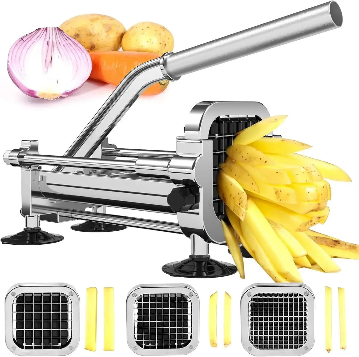Crispex | Stainless Steel French Fry Cutter