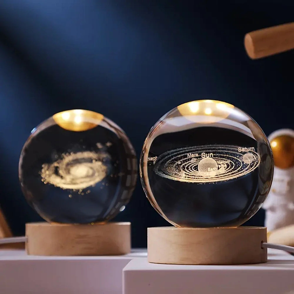 Crystalis | Luminous Crystal Orb Light