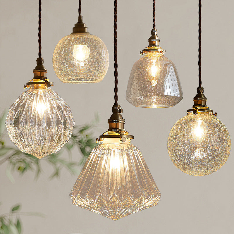 Crystallia | Crystal Glass Pendant Ceiling Lamp