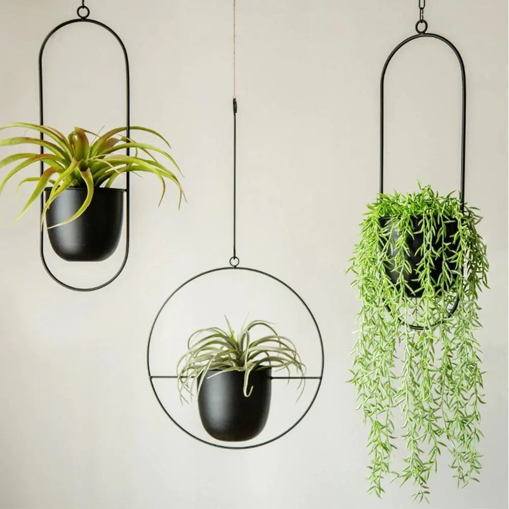 Elara | Metal Hanging Planter