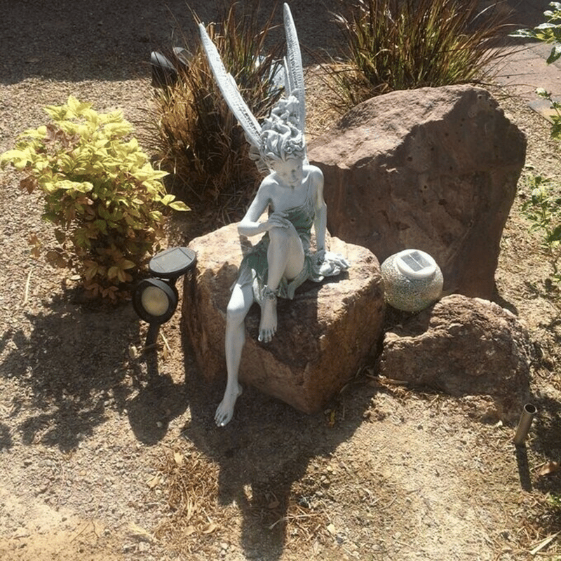 Enchanted Sitting Fairy Sculpture