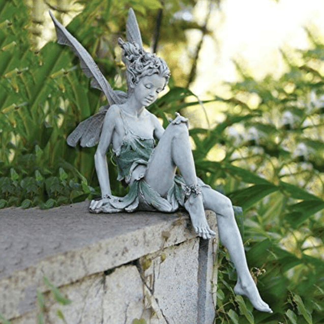 Enchanted Sitting Fairy Sculpture