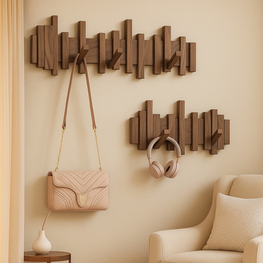 Entriva | Wall-Mounted Coat Rack with Minimalist Hooks