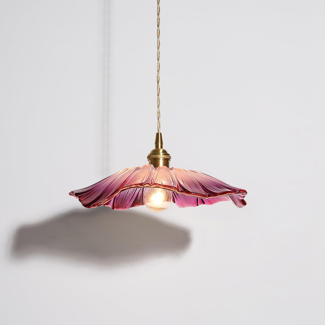 Fleurdrop Glass Pendant Light | Flower-inspired Hanging Fixture