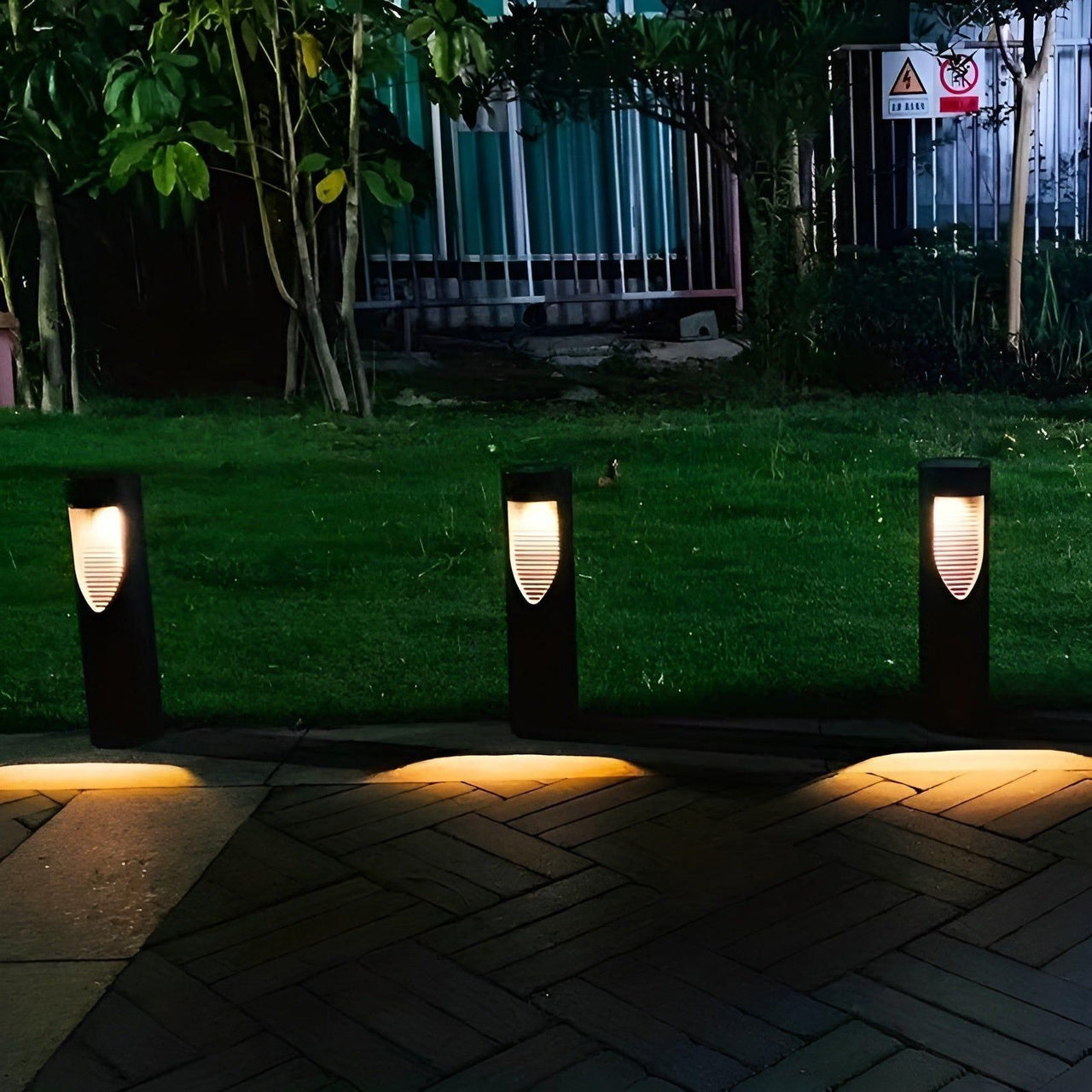 GlowSphere Solar Light | Waterproof Cylindrical LED Outdoor Garden Lighting