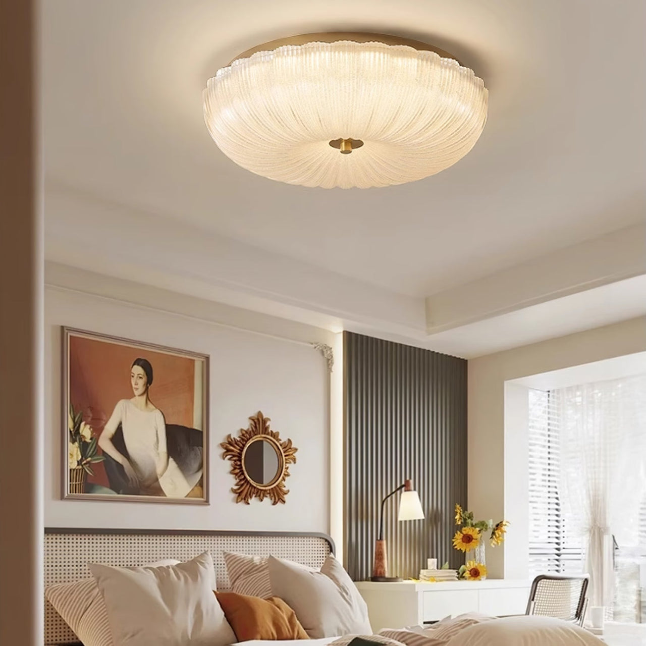 Halora | Ripple Glass Ceiling Light