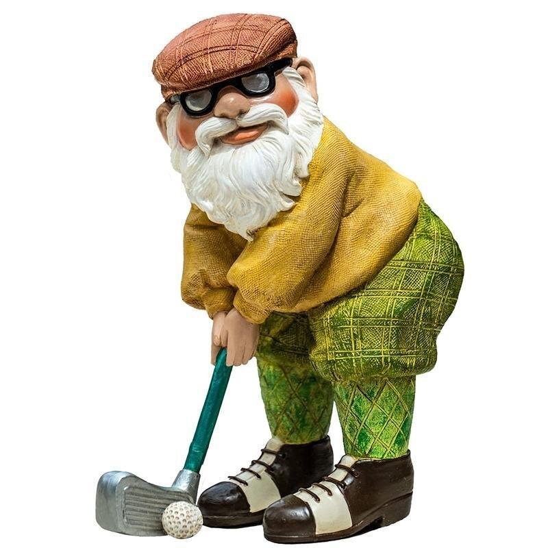 Hole-in-One Grandpa | Funny Golfer Figurine for Lawn & Golf Lovers