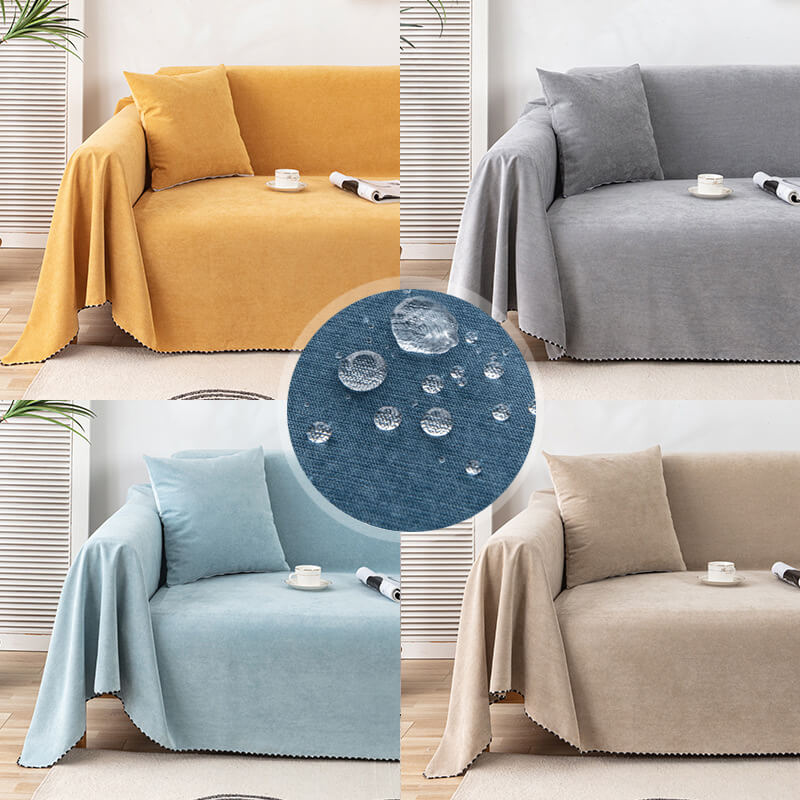 HydraJac | Waterproof Sofa Throw with Jacquard Edge