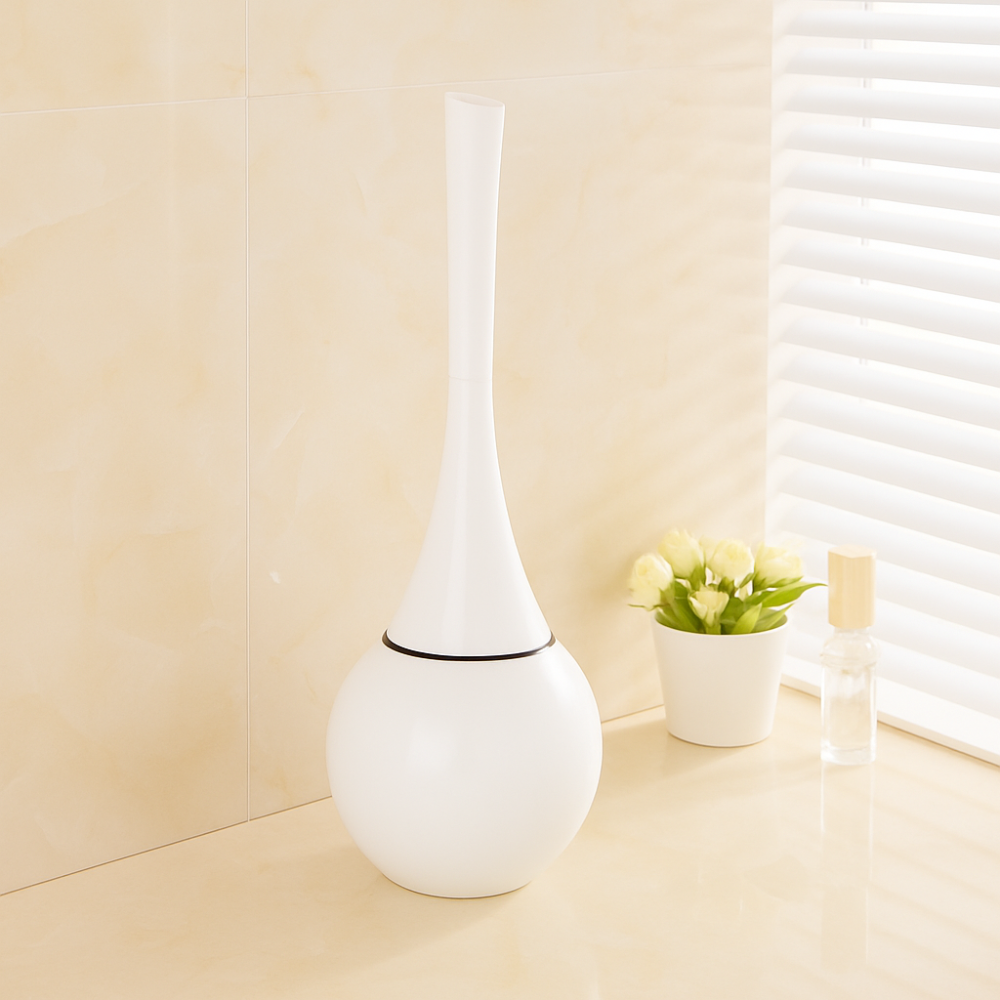 Hygiena | Elegant Toilet Brush Set with Modern Holder