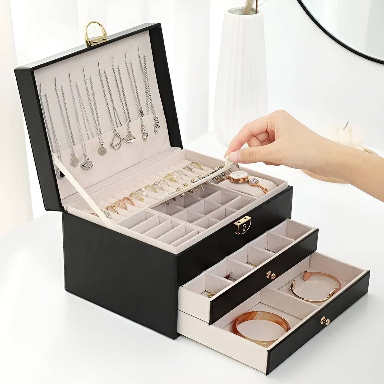 Jeweluxe | Luxury Jewellery Storage Box – Elegance Meets Organisation