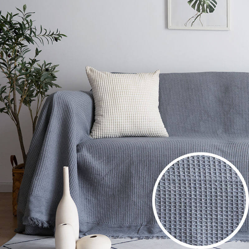 Knittora | Lightweight Soft Knitted Sofa Throw Blanket