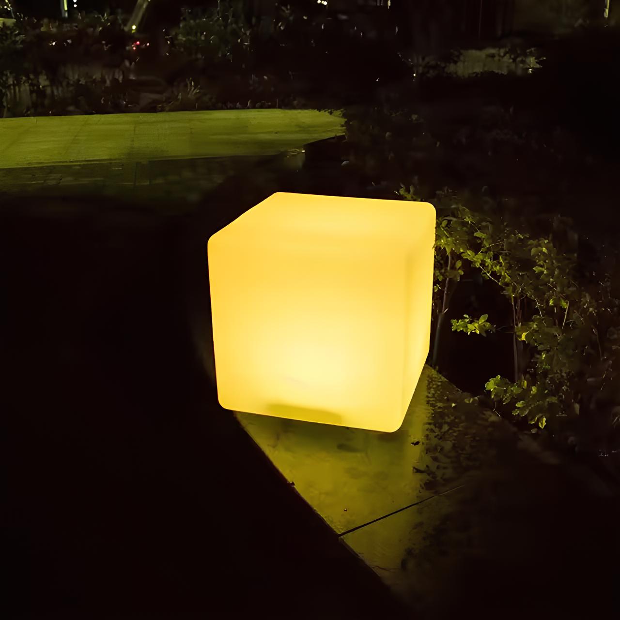 Luminex Cube Light | Modern Cubic Garden Lamp