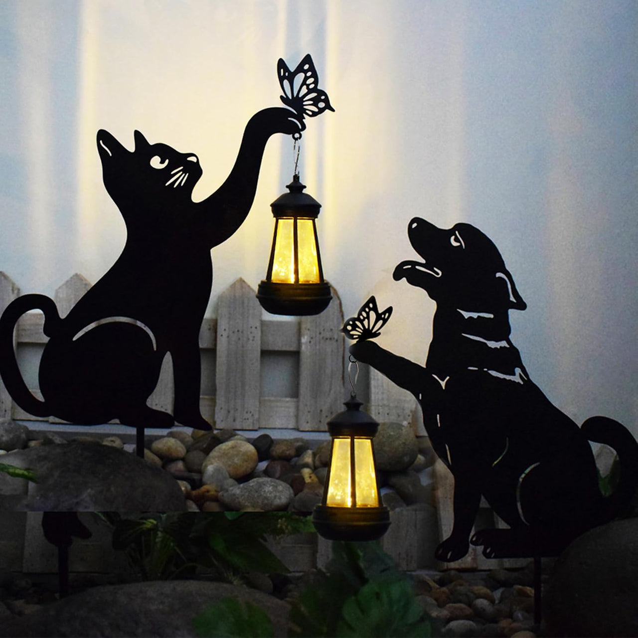 LumoPets | Solar Cat & Dog Garden Stake Light