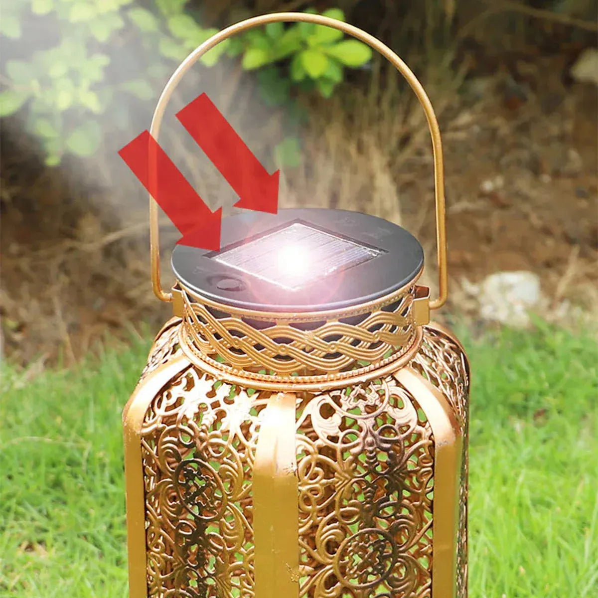 Lunara | SolarCharm Lantern – Vintage Elegance Meets Eco-Friendly Lighting