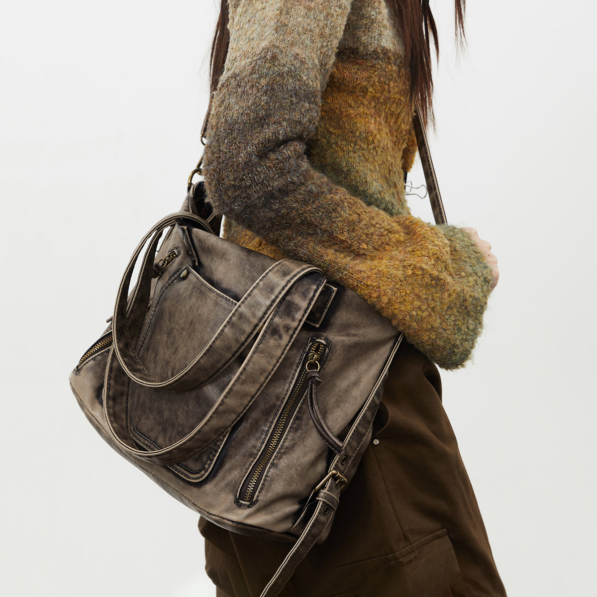 Kaiava | Distressed Everyday Tote
