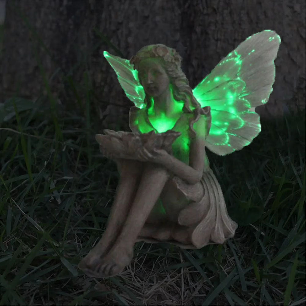 MiraMist | Fairy Solar Shower Light Bird Feeder