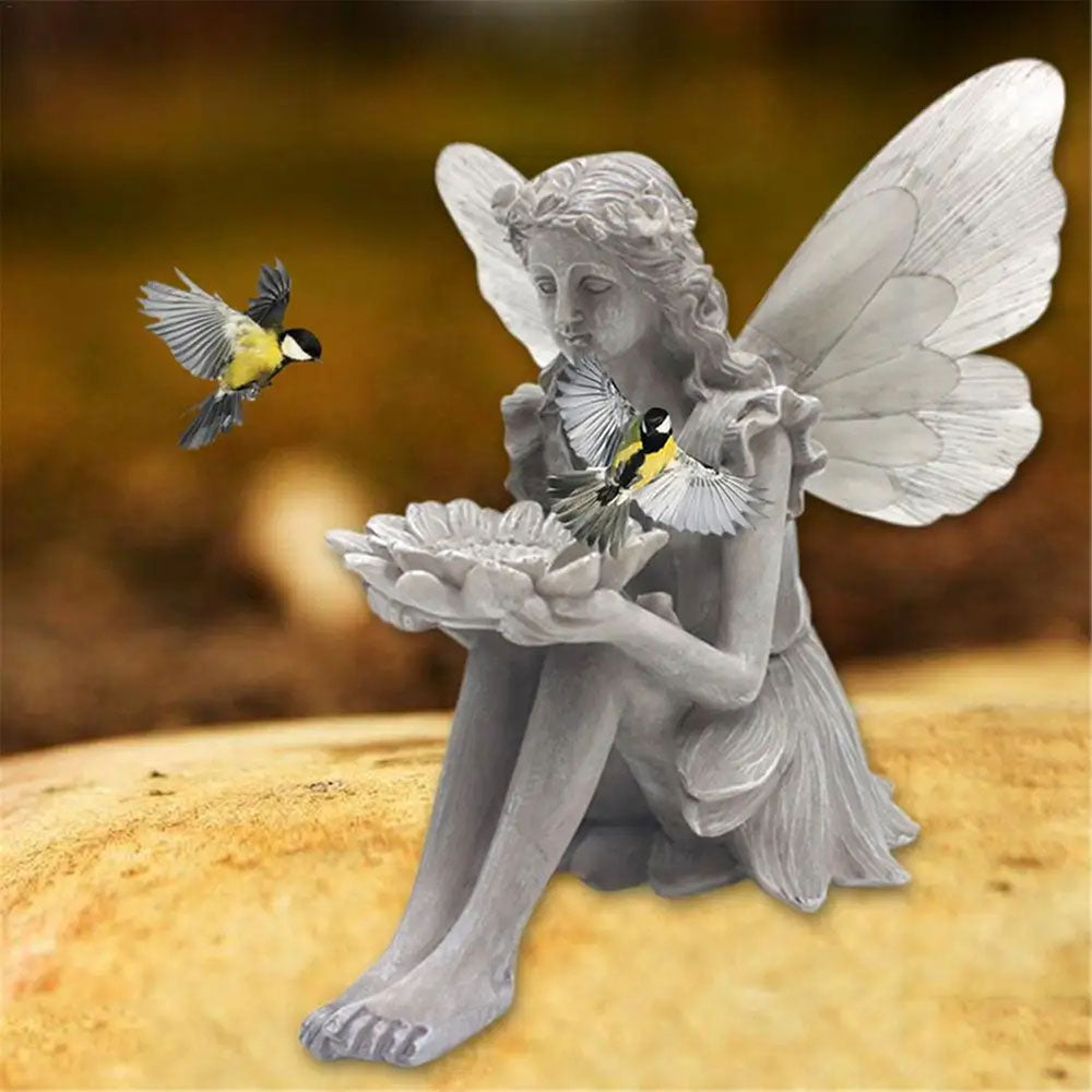 MiraMist | Fairy Solar Shower Light Bird Feeder