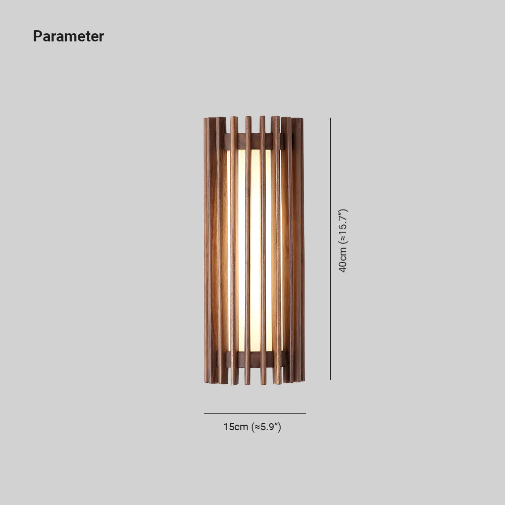 Neya | Walnut Indoor Wall Lamp