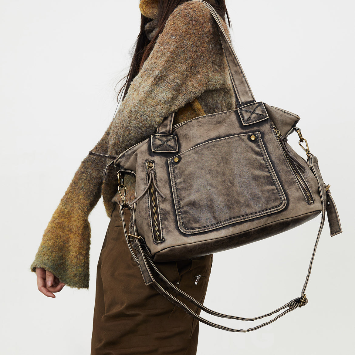 Kaiava | Distressed Everyday Tote