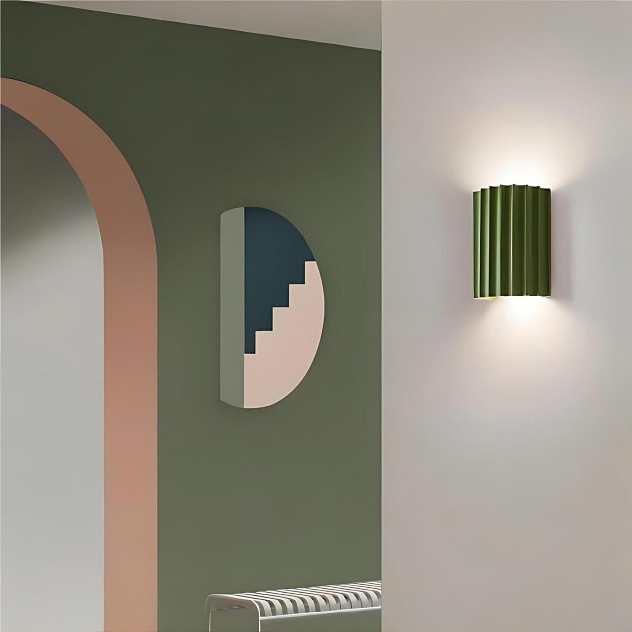 Parisienne | Wall Clarity Green Lamp