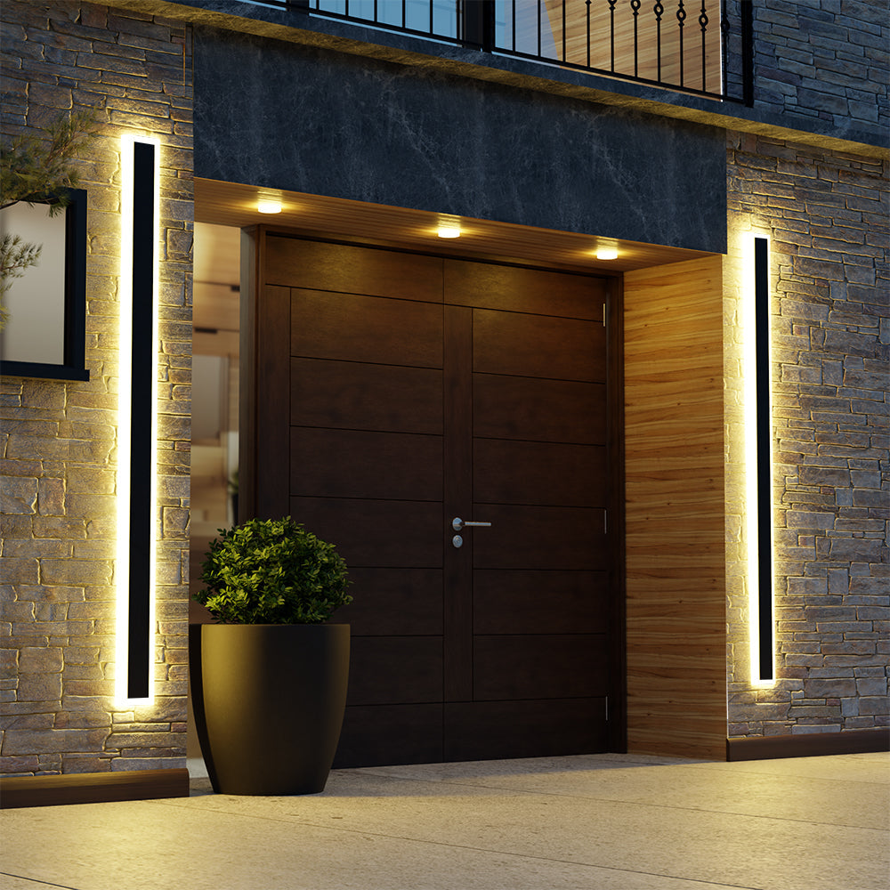 Silexa | Modern Linear Outdoor Wall Lamp