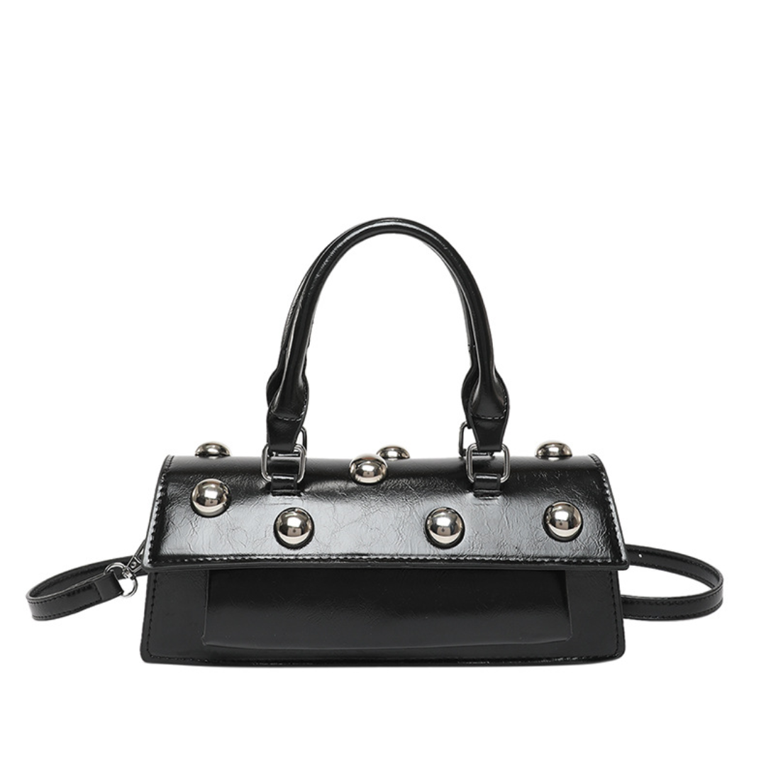 Sloanea | Studded Faux Leather Shoulder Bag