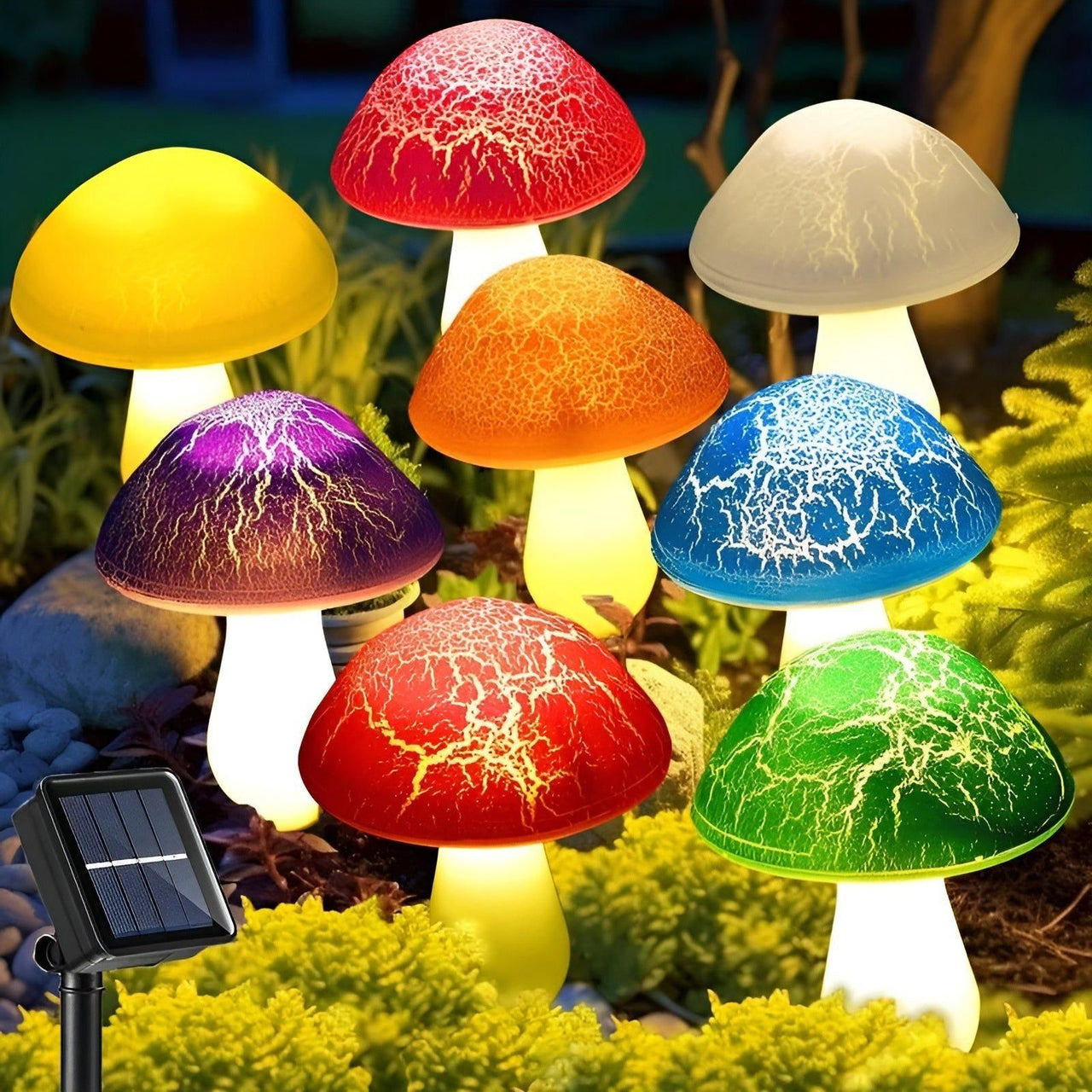Solar Mushroom Garden Light | Eco-Friendly Outdoor Decorative Lamp