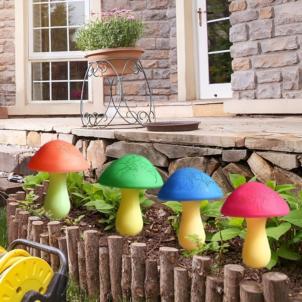 Solar Mushroom Garden Light | Eco-Friendly Outdoor Decorative Lamp