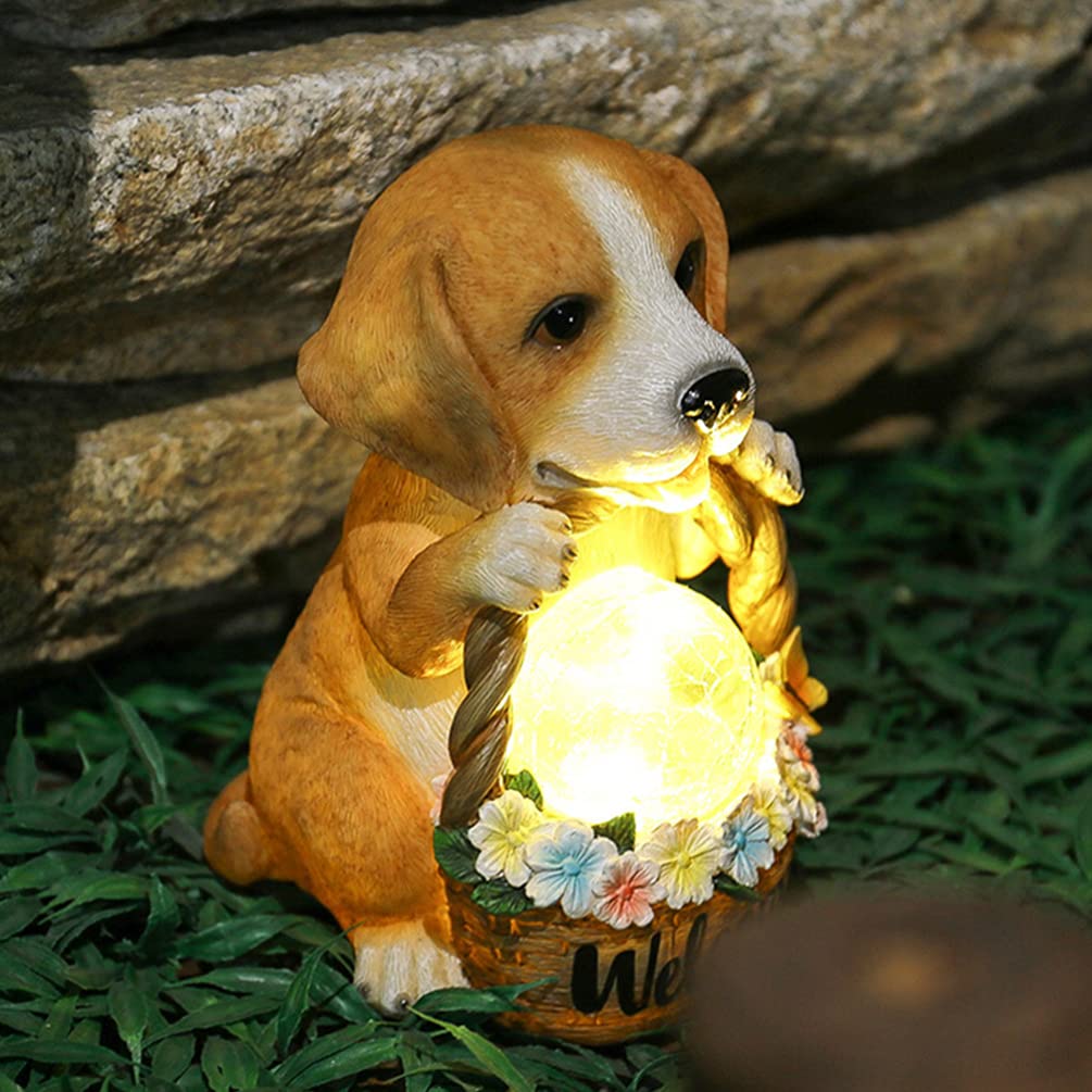 Solar Pup Garden Lights | Playful Patio Companions