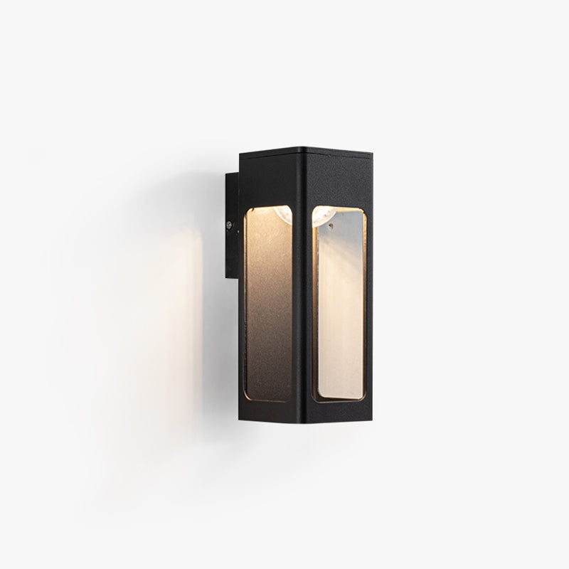 Solvar | Minimalist Geometric Waterproof Outdoor Wall Light
