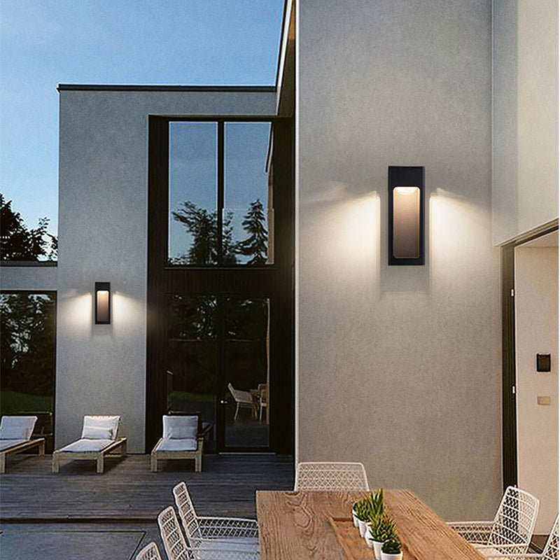 Solvar | Minimalist Geometric Waterproof Outdoor Wall Light