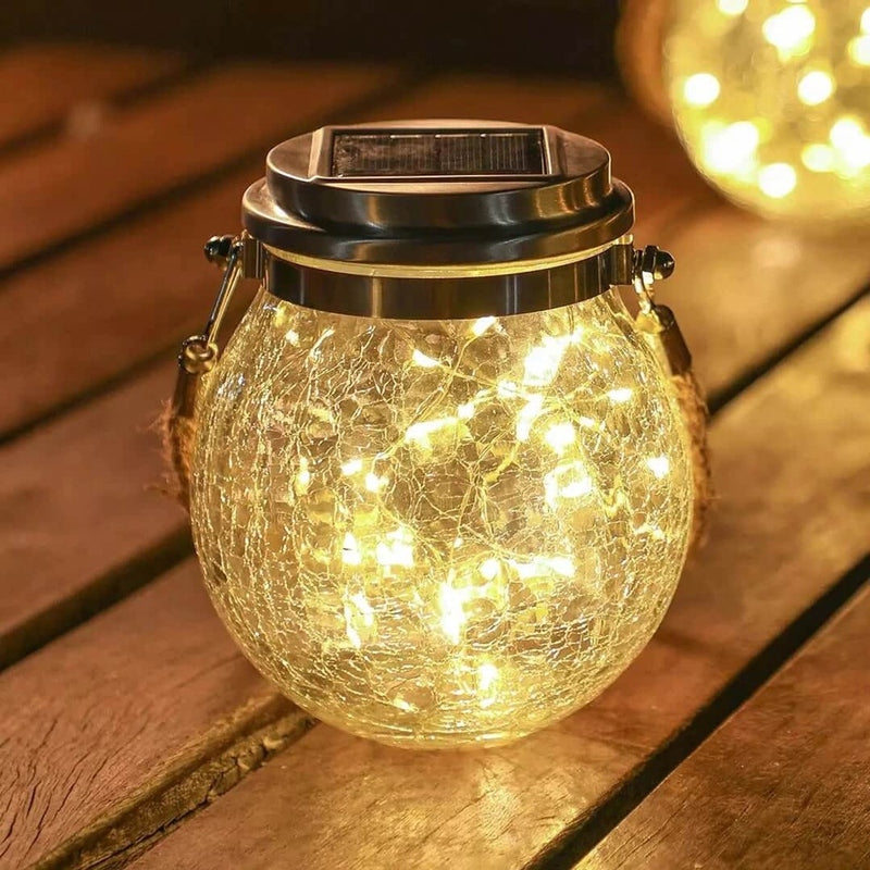 Solveris | Stylish Outdoor Solar Glass Light
