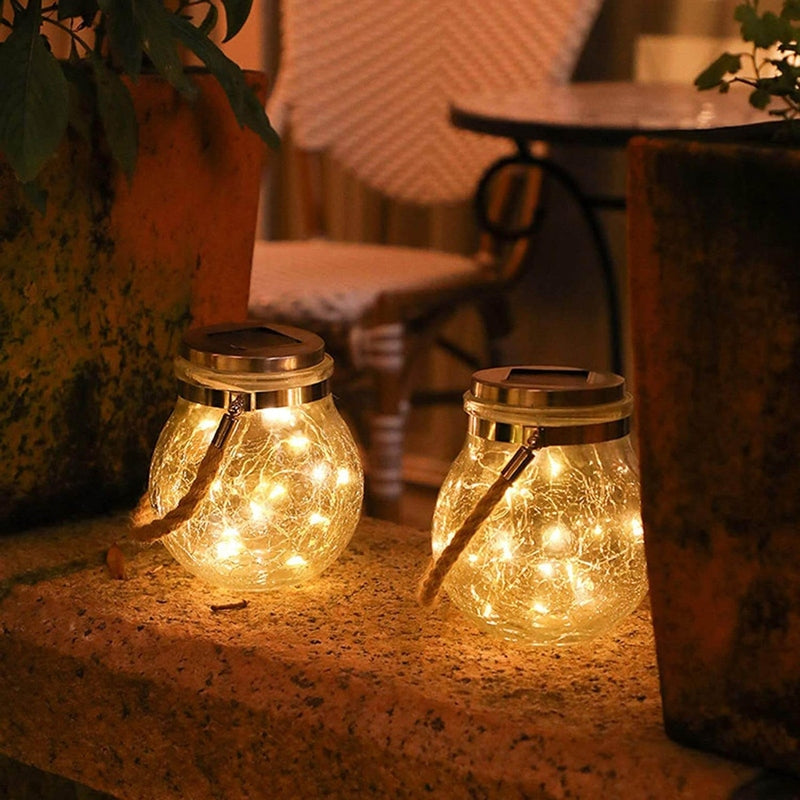 Solveris | Stylish Outdoor Solar Glass Light