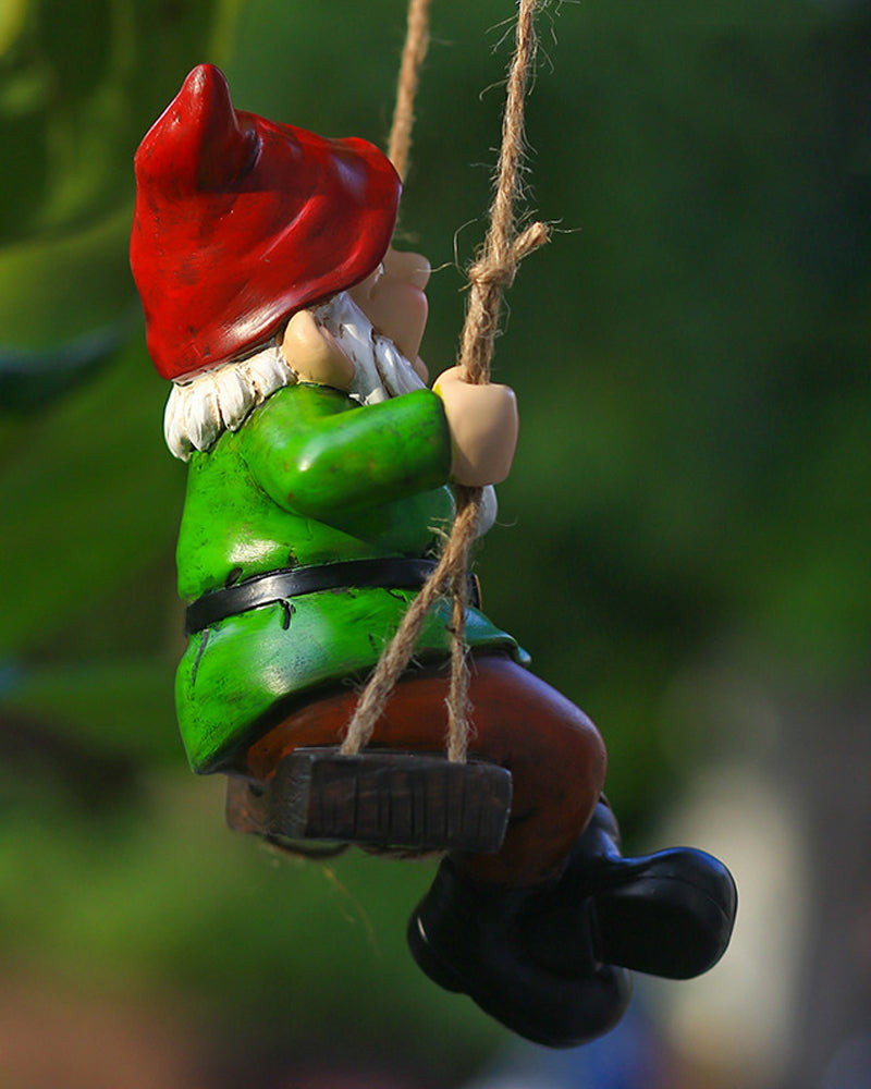 Swinging Bliss Garden Gnome