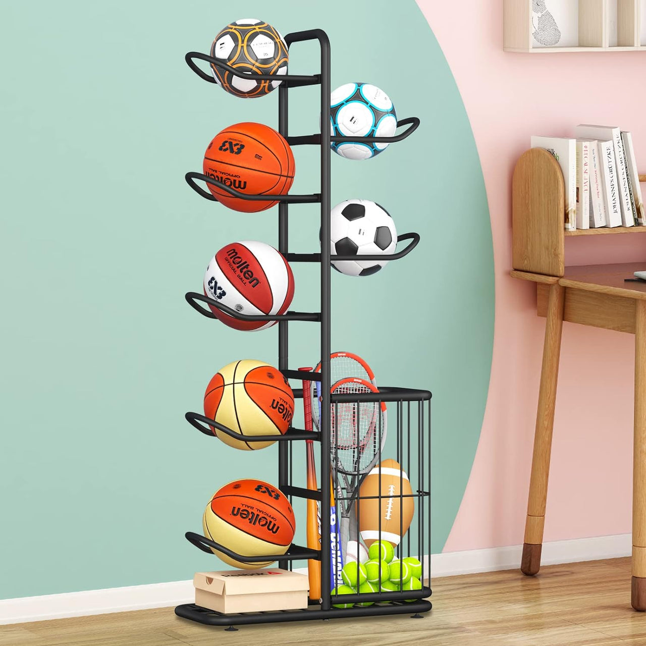 Taye | Sports Ball Wall Organizer Rack