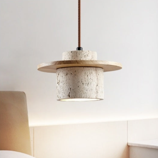 Travera | Natural Stone Pendant Lamp