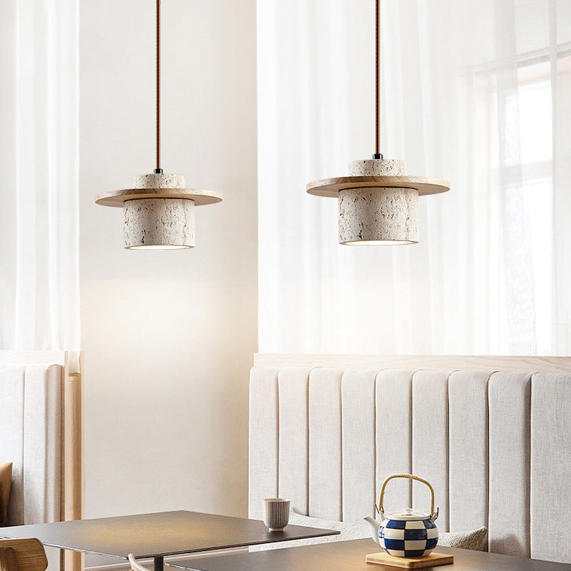 Travera | Natural Stone Pendant Lamp