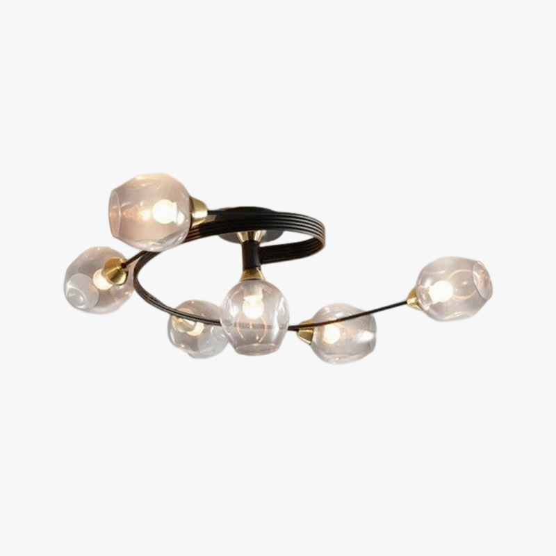 Valoria | Luxury Glass Flush Mount Ceiling Light