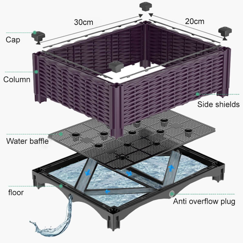 Viera | Multifunctional Vegetable Planter Box