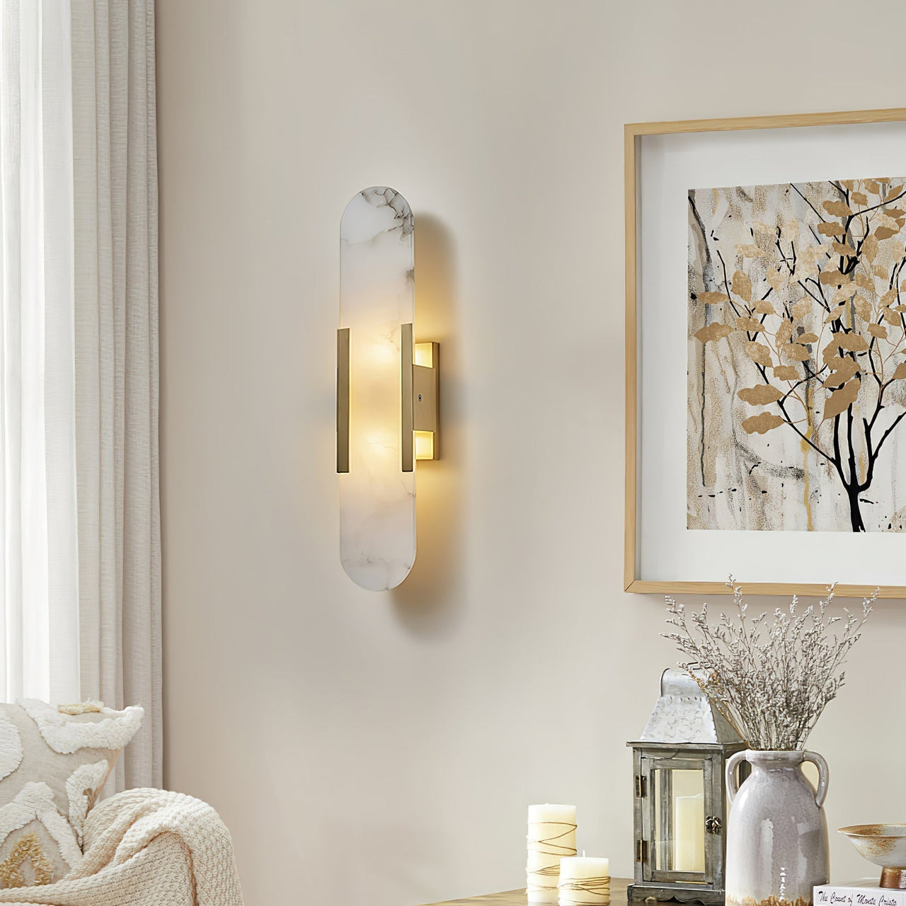 Vion | Luxury Alabaster Wall Lamp